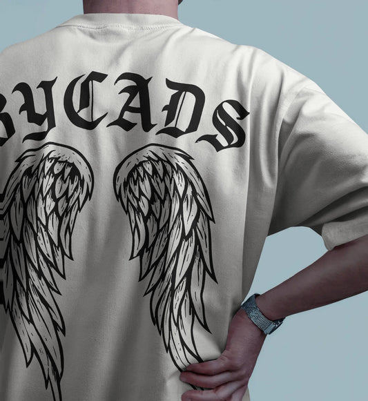 BYCADS Angel Wings Tee – Divine Strength. Street Smart.