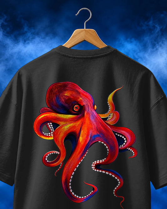 BYCADS AutoPas Oversized Black T-Shirt | 100% Cotton 240 GSM Unisex Graphic Streetwear Tee