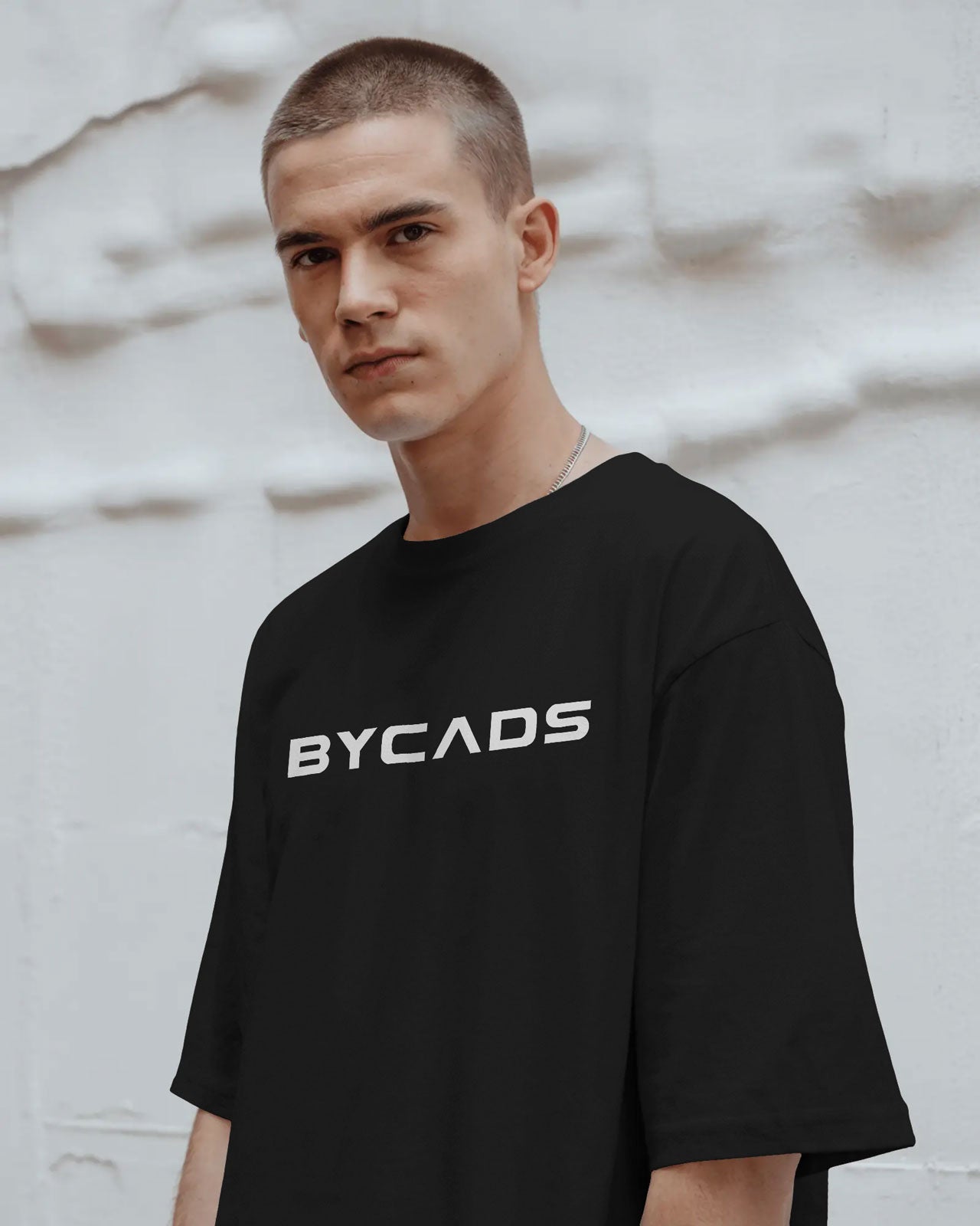 BYCADS Glitch Skull Streetwear Tee – Bold Pixel Identity Drop