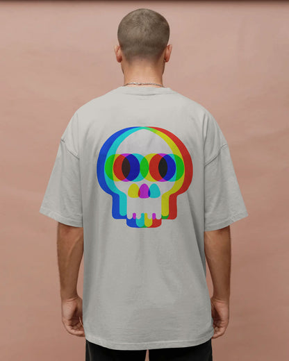 BYCADS Glitch Skull Streetwear Tee – Bold Pixel Identity Drop