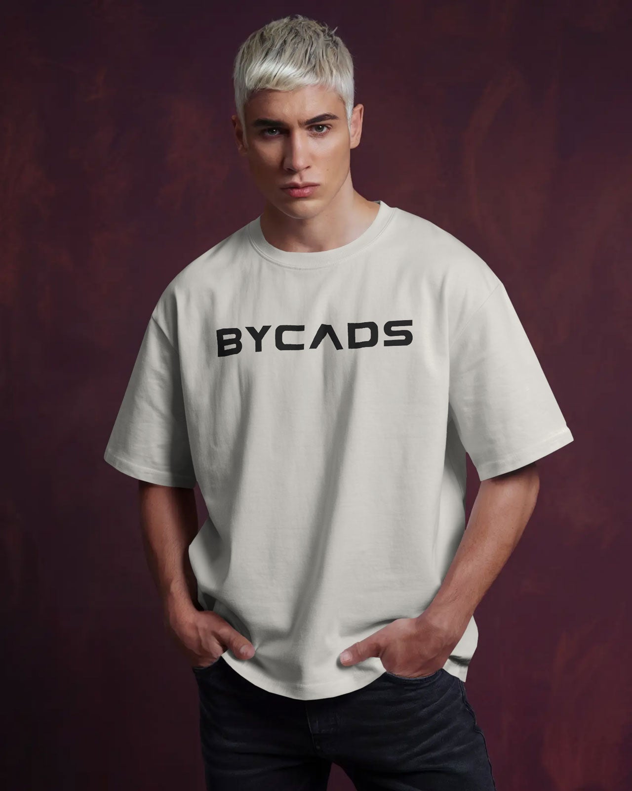 BYCADS Glitch Skull Streetwear Tee – Bold Pixel Identity Drop
