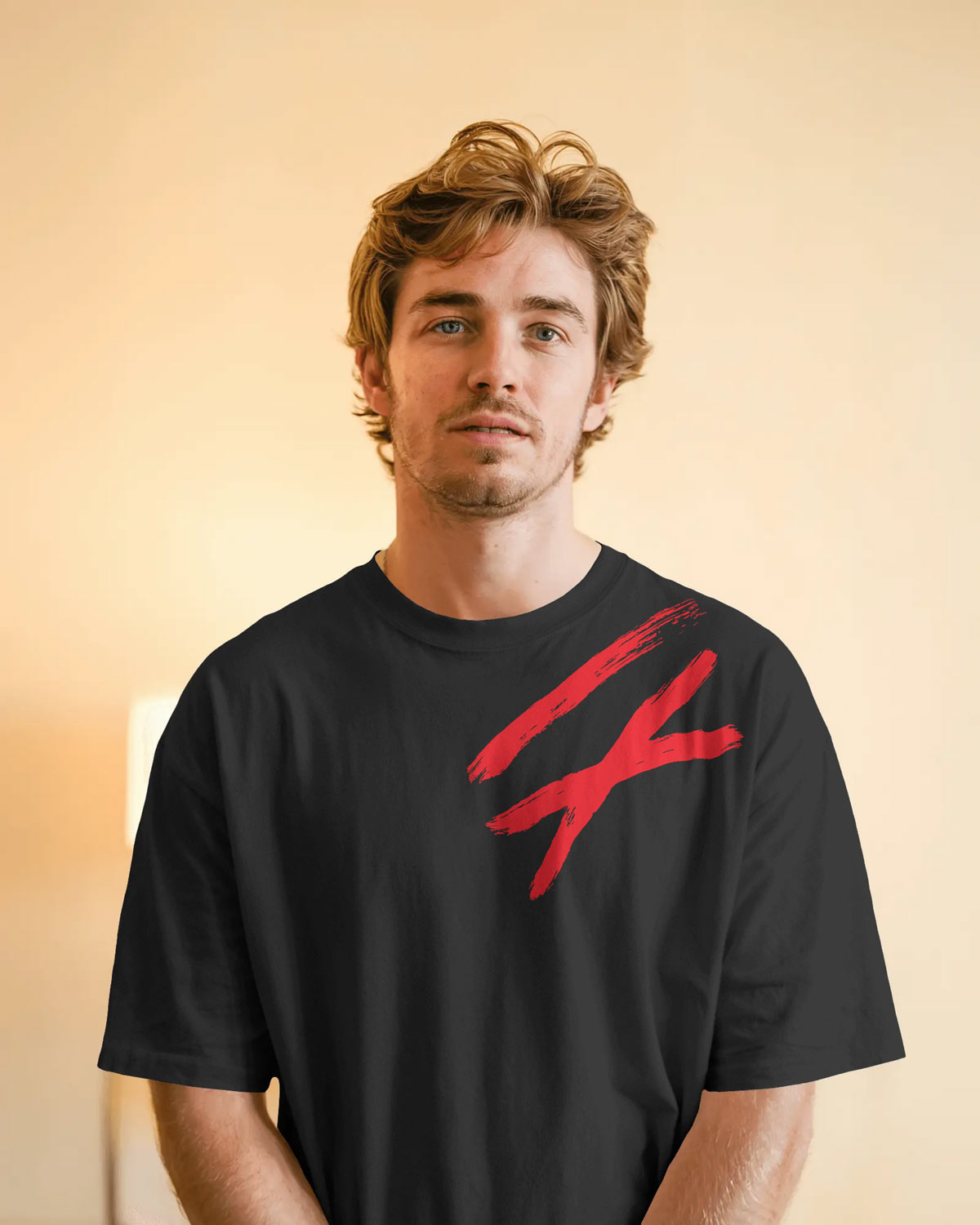 BYCADS Not in Your Range Graphic Oversized T-Shirt | 100% Cotton 240 GSM