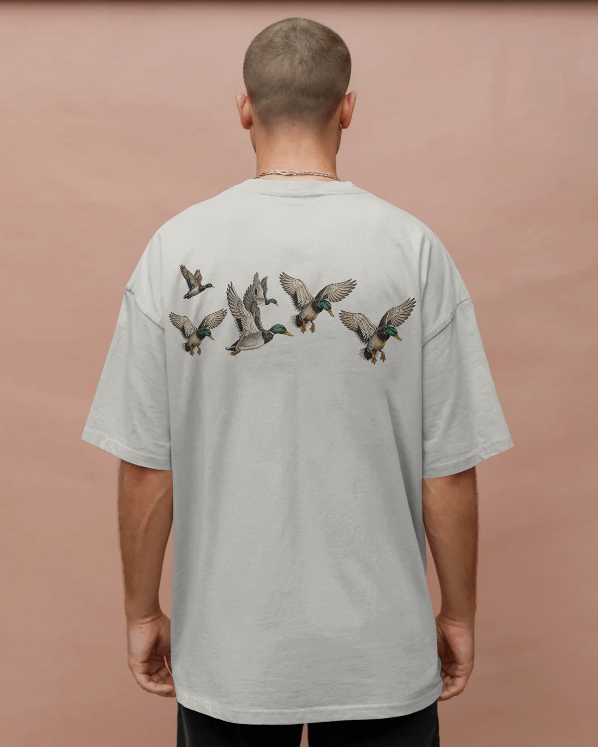 BYCADS Premium Duck Graphic Oversized T-Shirt | Relaxed Drop Shoulder Streetwear