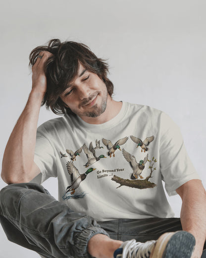 BYCADS Premium Duck Graphic Oversized T-Shirt | Relaxed Drop Shoulder Streetwear