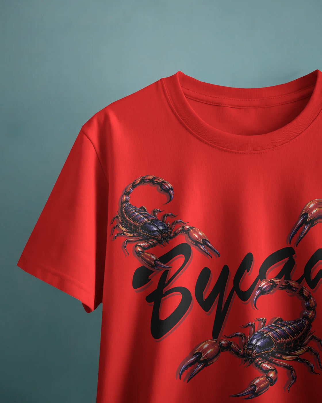 BYCADS Scorpion Graphic Oversized T-Shirt – 100% Cotton 240 GSM  Streetwear T-Shirt | Premium Oversized Fit