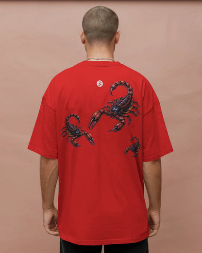 BYCADS Scorpion Graphic Oversized T-Shirt – 100% Cotton 240 GSM  Streetwear T-Shirt | Premium Oversized Fit