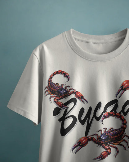 BYCADS Scorpion Graphic Oversized T-Shirt – 100% Cotton 240 GSM  Streetwear T-Shirt | Premium Oversized Fit