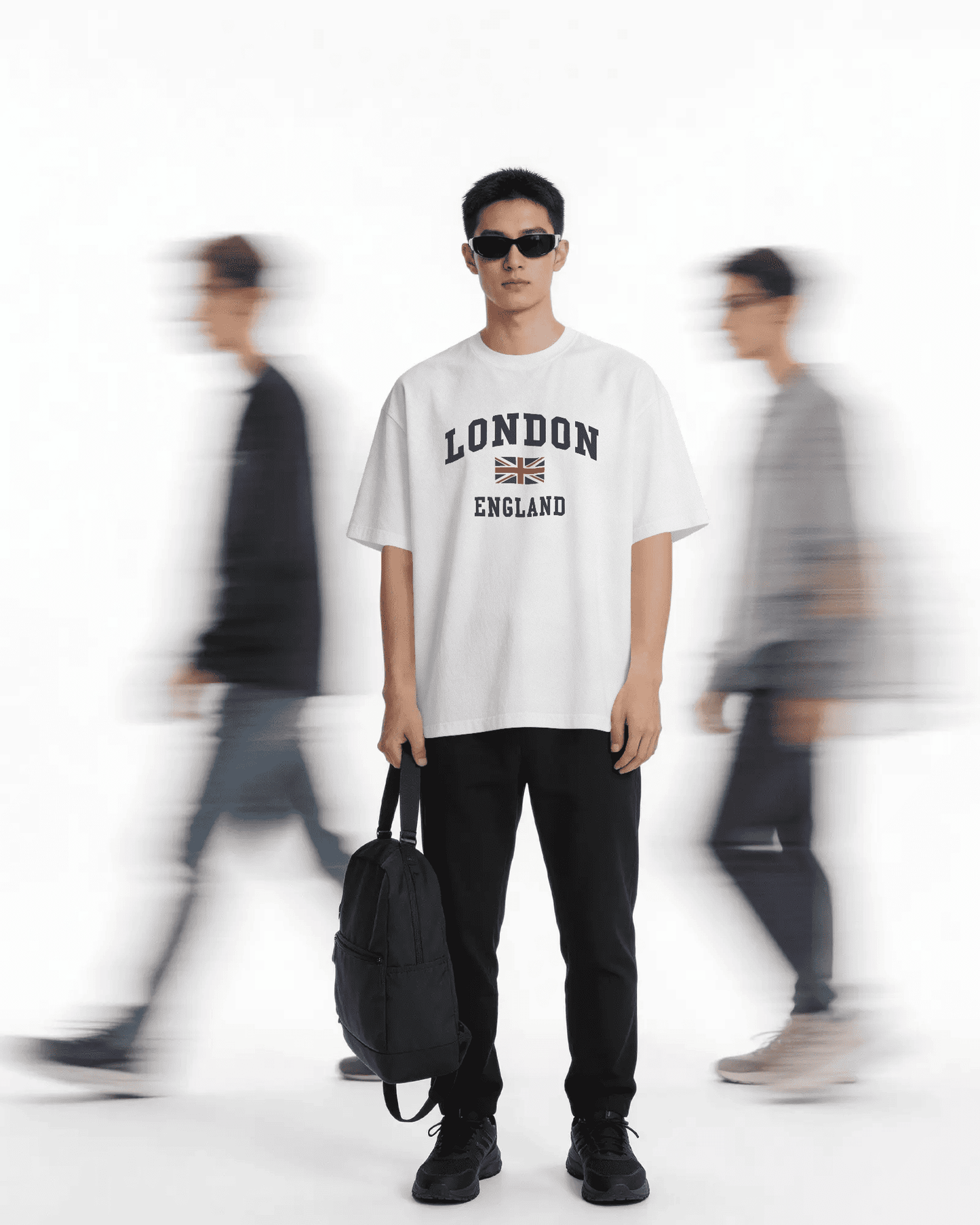 Bycads London England Oversized Graphic T-Shirt | Casual Streetwear Travel T-shirt