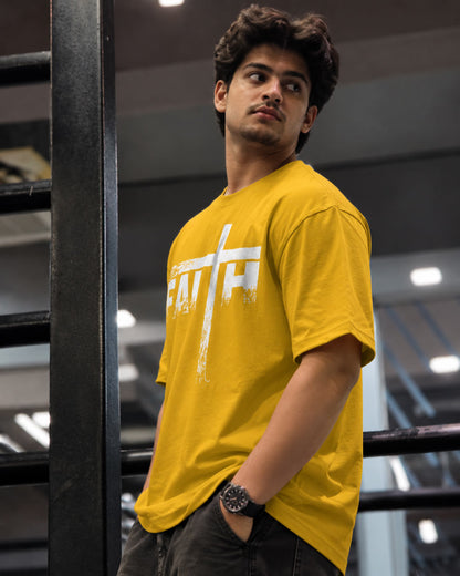 Bloodstroke Cross Oversized T-Shirt for Men