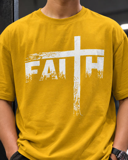 Bloodstroke Cross Oversized T-Shirt for Men