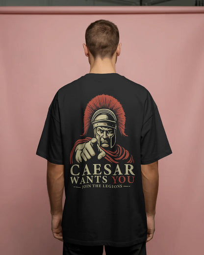 Caesar's Call Graphic Oversized T-Shirt for Men