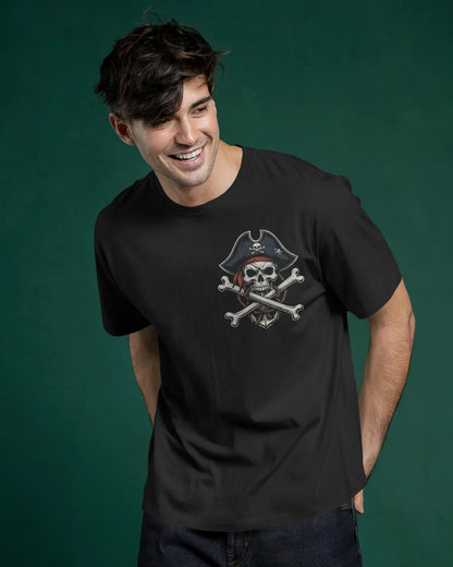 Crossbones Pirate Skull Oversized T-Shirt – Bycads Street Series Drop