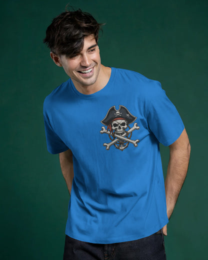 Crossbones Pirate Skull Oversized T-Shirt – Bycads Street Series Drop
