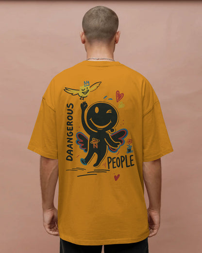 DAANGERØUS PEOPLE Oversized Streetwear Graphic Tee