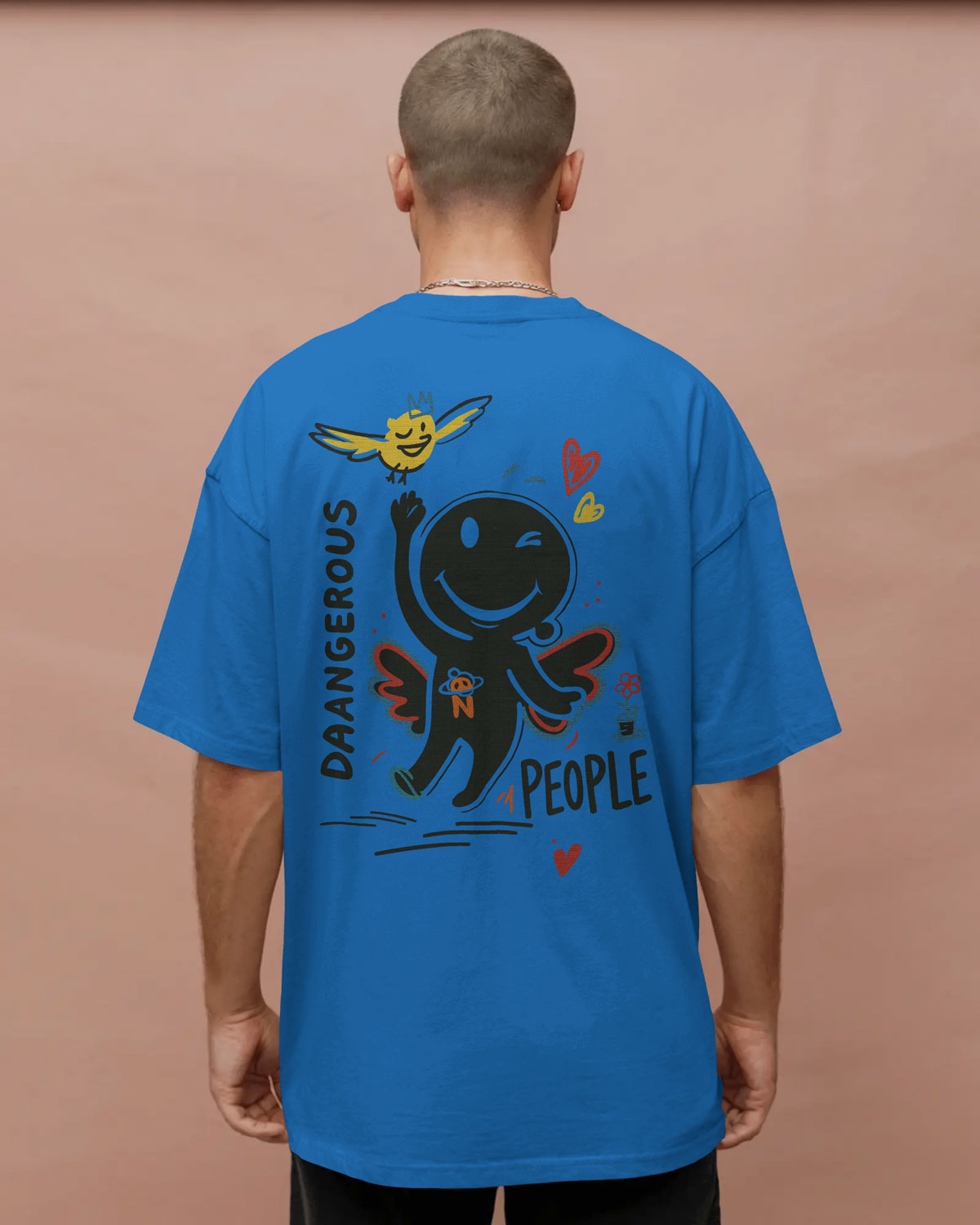 DAANGERØUS PEOPLE Oversized Streetwear Graphic Tee