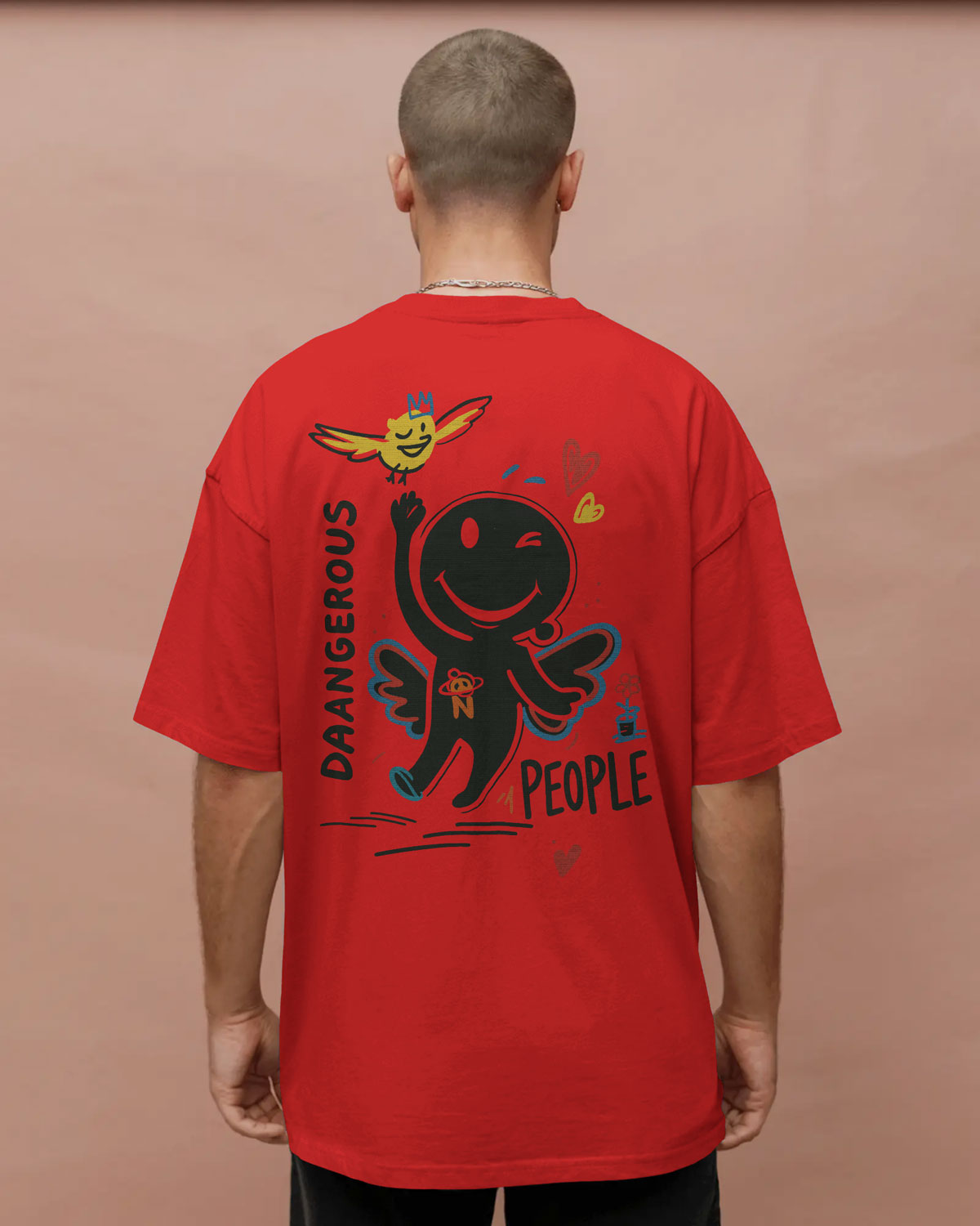 DAANGERØUS PEOPLE Oversized Streetwear Graphic Tee