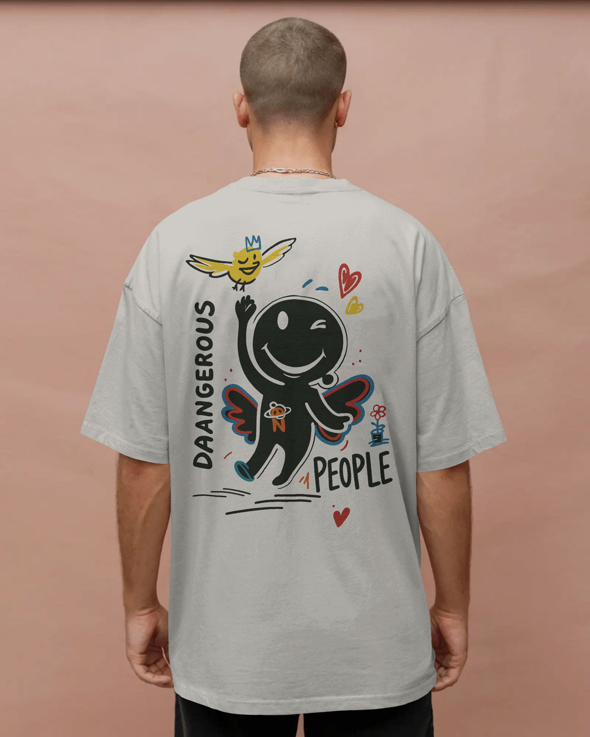DAANGERØUS PEOPLE Oversized Streetwear Graphic Tee