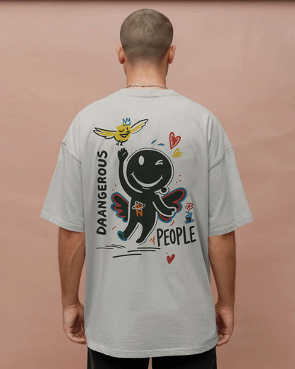 DAANGERØUS PEOPLE Oversized Streetwear Graphic Tee
