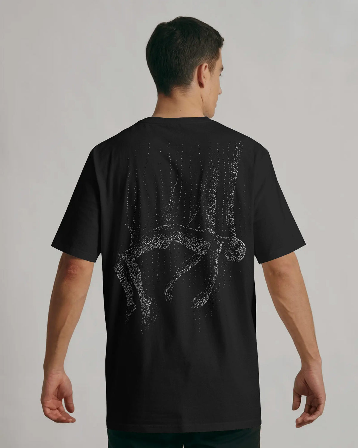 Floating Human Oversized T-Shirt for Men – Artistic Streetwear by Bycads