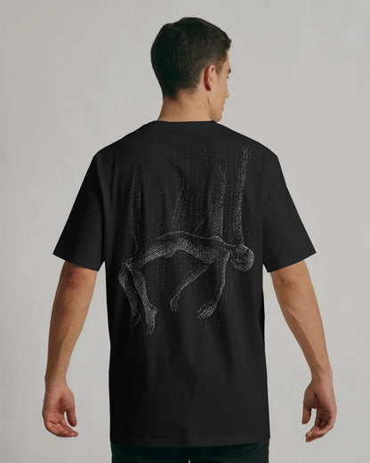 Floating Human Oversized T-Shirt for Men – Artistic Streetwear by Bycads