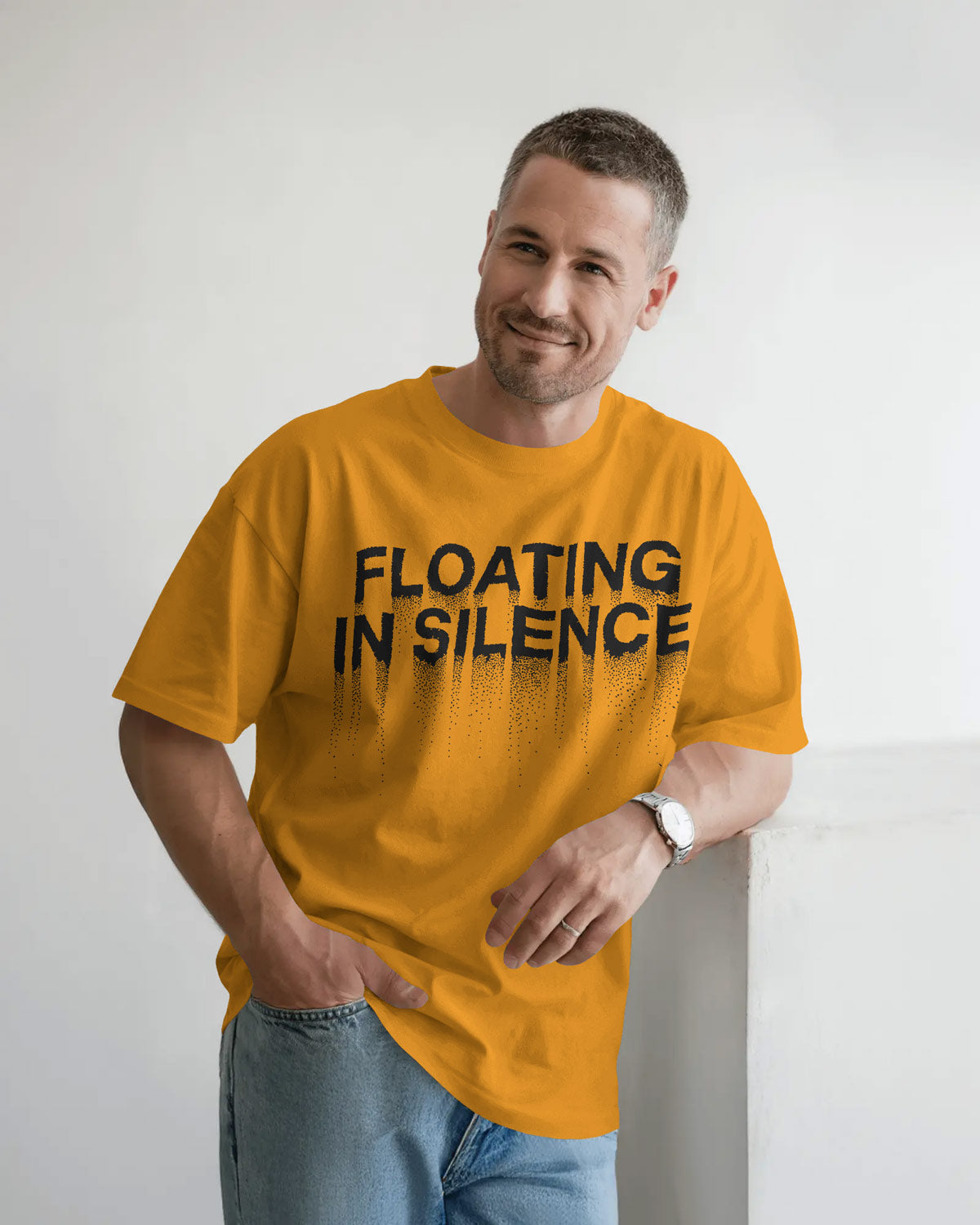 Floating Human Oversized T-Shirt for Men – Artistic Streetwear by Bycads
