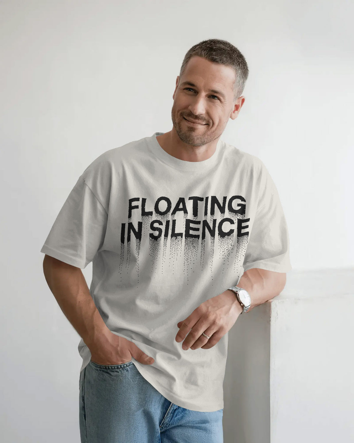 Floating Human Oversized T-Shirt for Men – Artistic Streetwear by Bycads