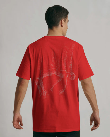Floating Human Oversized T-Shirt for Men – Artistic Streetwear by Bycads