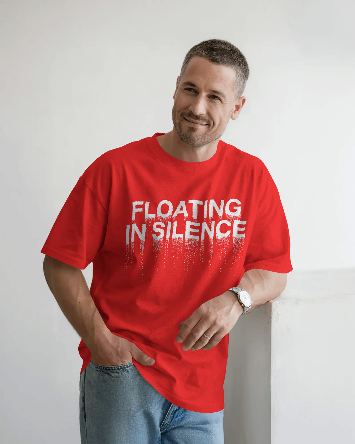 Floating Human Oversized T-Shirt for Men – Artistic Streetwear by Bycads