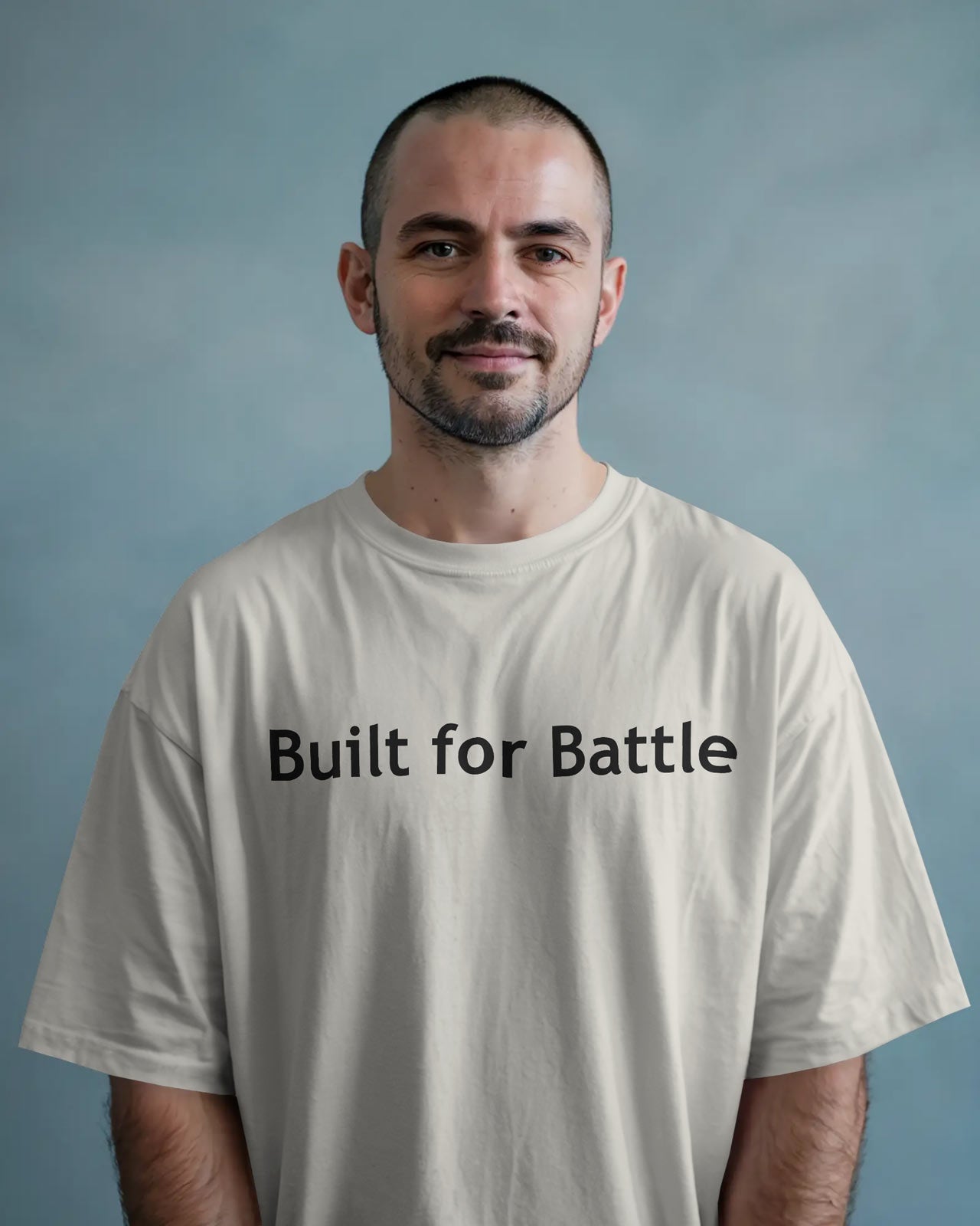 Iron Spartan Oversized T-Shirt for Men – Ancient Warrior Helmet Graphic by Bycads