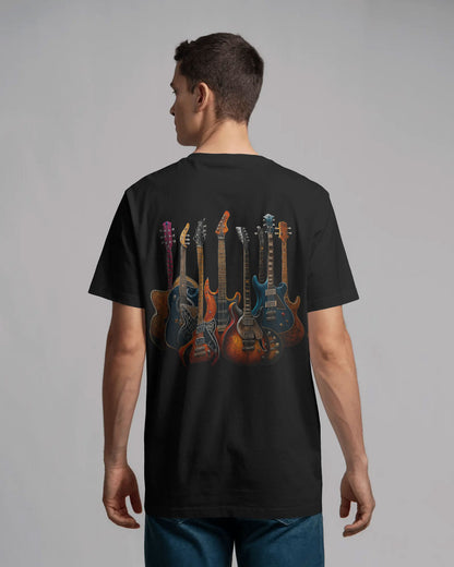 Legends of the Strings Tee – Retro Guitar Graphic T-Shirt