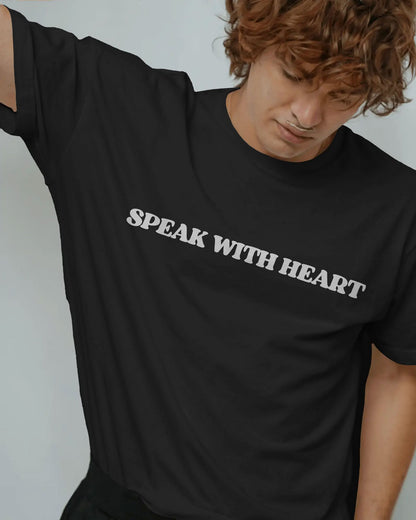 Loud in Silence Oversized Streetwear Graphic Tee