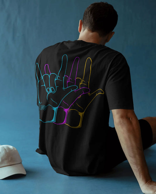 Loud in Silence Oversized Streetwear Graphic Tee