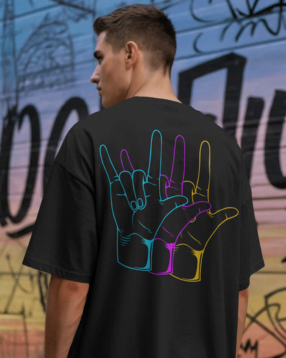 Loud in Silence Oversized Streetwear Graphic Tee