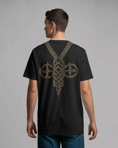 Norse Knotwork Oversized T-Shirt for Men – Viking Streetwear by Bycads