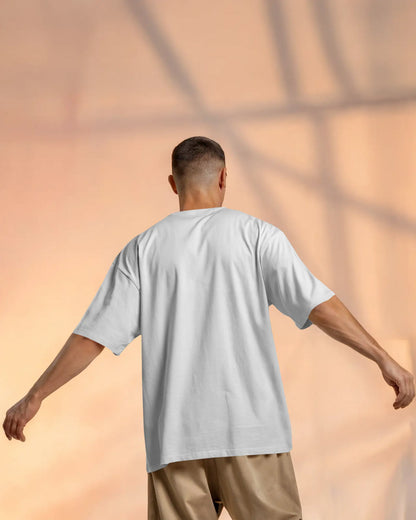 BYCADS Enjoy Every Moment Oversized Blend Cotton Graphic T-Shirt | Believe in Yourself Typography Streetwear T-shirt