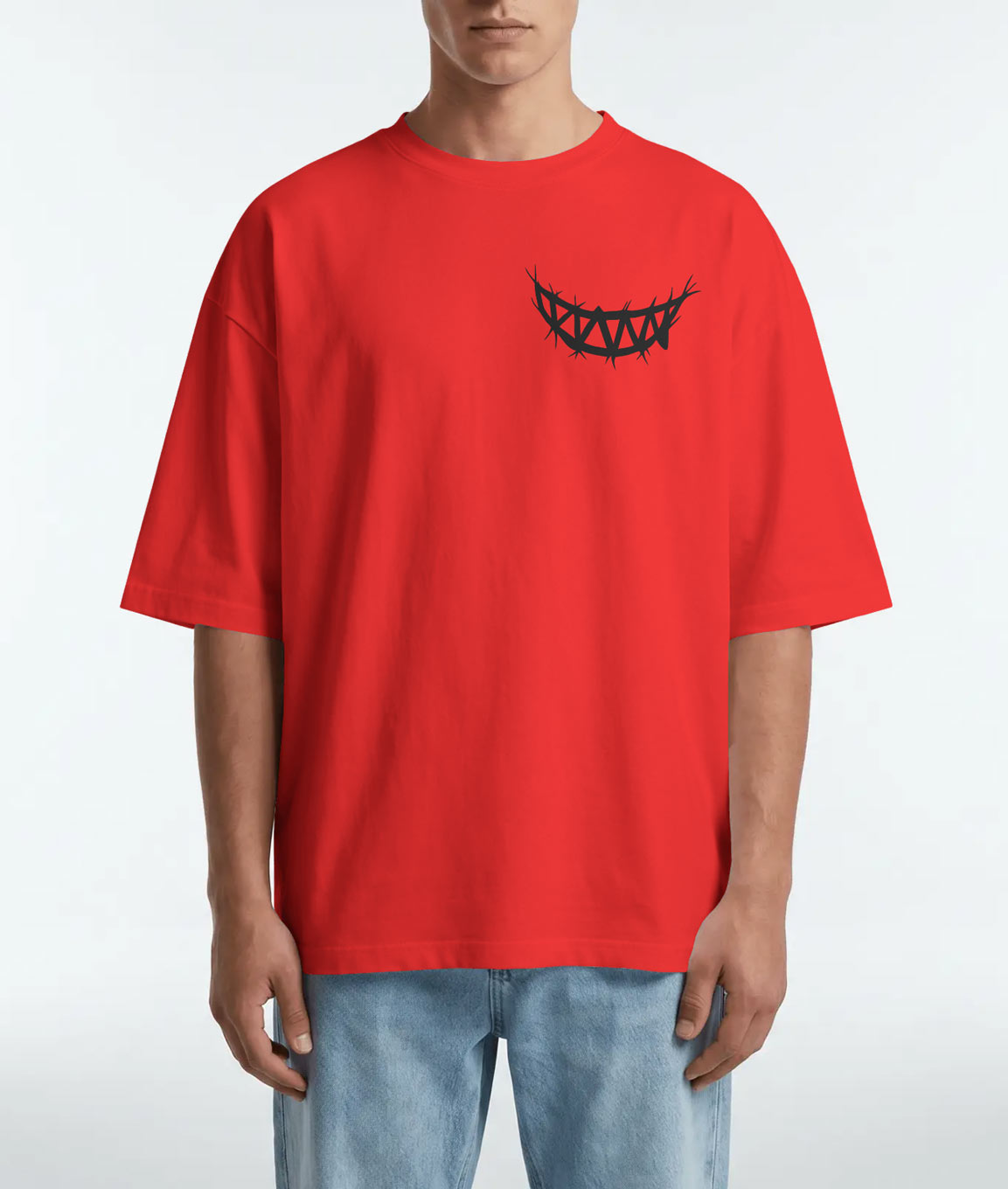 Psycho Smile Oversized T-Shirt for Men – Street Vibe by Bycads