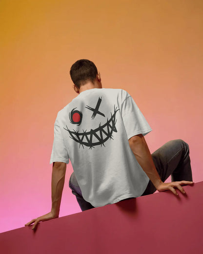 Psycho Smile Oversized T-Shirt for Men – Street Vibe by Bycads