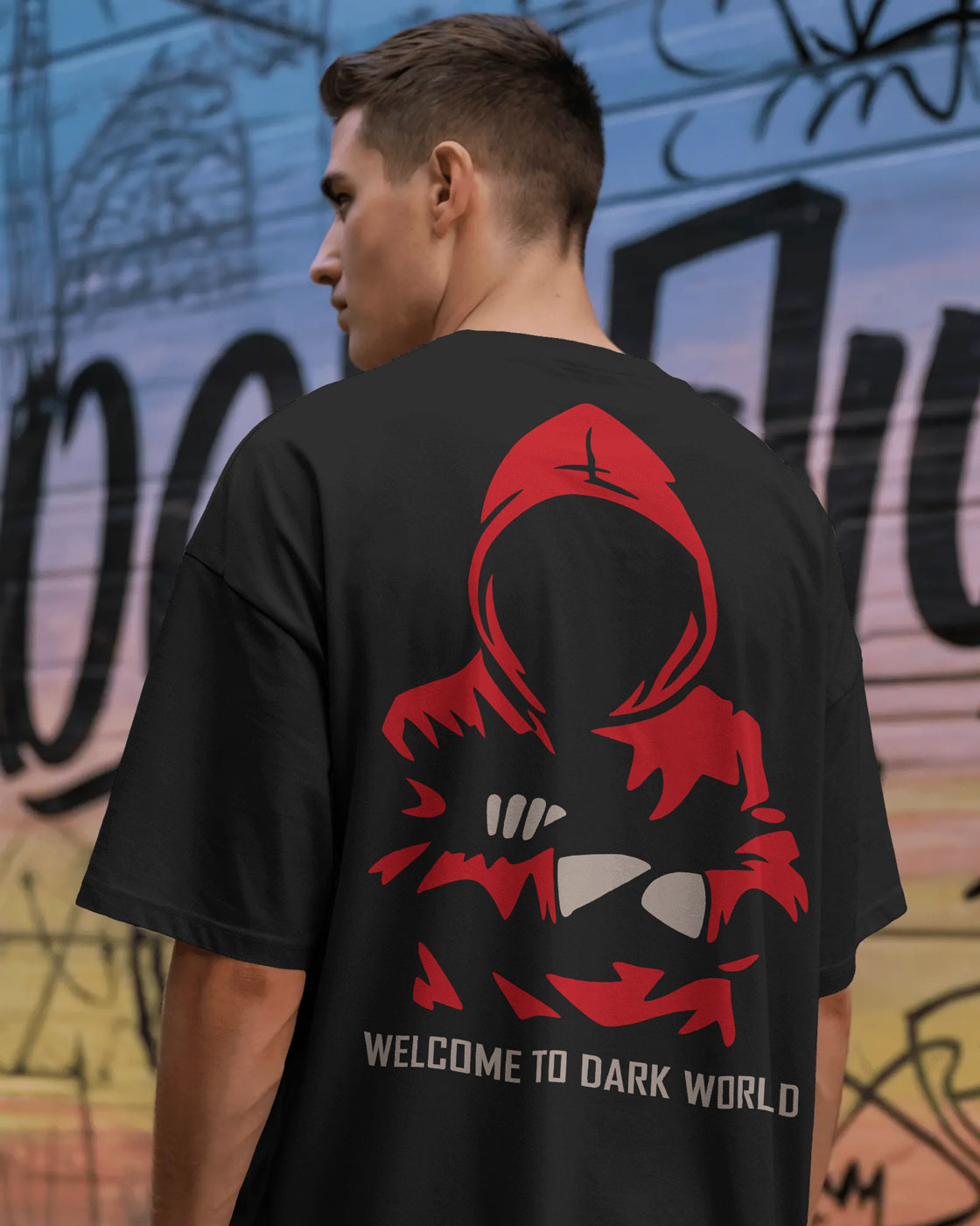 RED ENFORCER Symbolic Mask Unisex Tee By Bycads