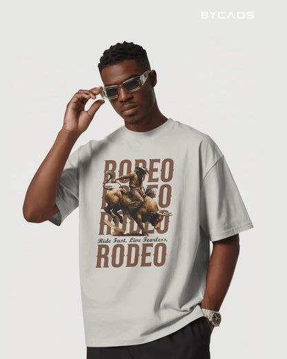 “RODEO RUSH” Bull Rider Graphic T-shirt
