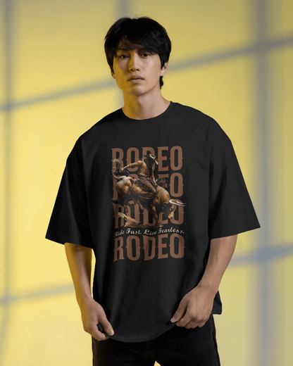 “RODEO RUSH” Bull Rider Graphic T-shirt