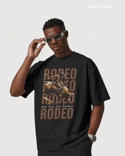 “RODEO RUSH” Bull Rider Graphic T-shirt