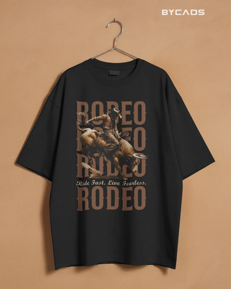 “RODEO RUSH” Bull Rider Graphic T-shirt