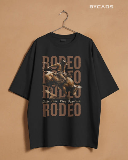 “RODEO RUSH” Bull Rider Graphic T-shirt