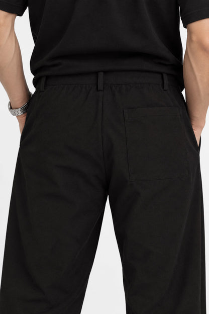 BYCADS Black Regular Fit T-Shirt & Trouser Co-Ord Set | Premium Men’s Casual Streetwear Outfit
