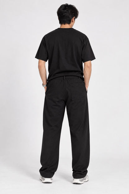 BYCADS Black Regular Fit T-Shirt & Trouser Co-Ord Set | Premium Men’s Casual Streetwear Outfit