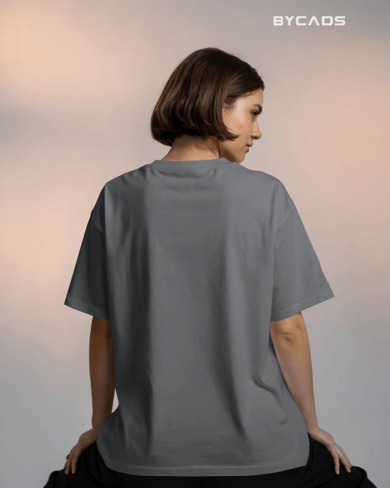 Boots On The Ground Printed Oversized T-Shirt for Men