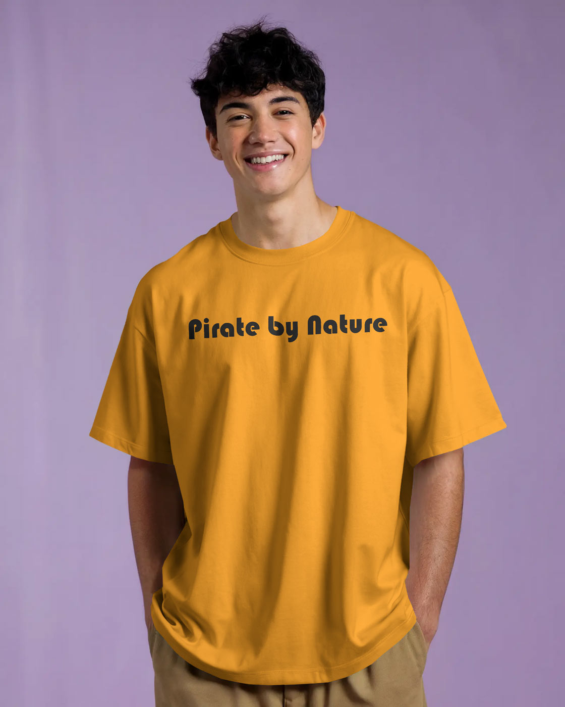 Rogue Pirate Illustration Oversized Graphic T-Shirt for Men – Bycads Signature Drop
