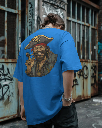Rogue Pirate Illustration Oversized Graphic T-Shirt for Men – Bycads Signature Drop