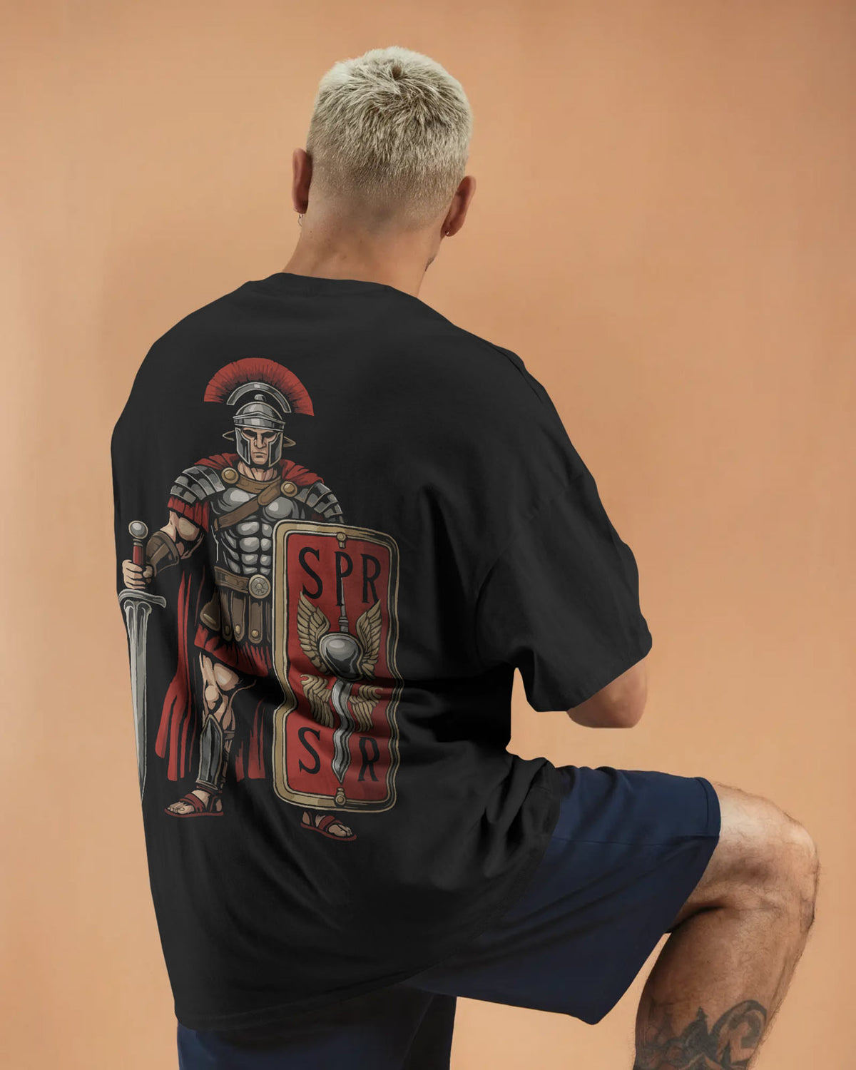 “SPQR Sentinel” Oversized Roman Legion tshirt by Bycads
