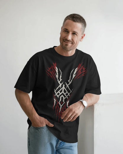 Savage Circuit Tribal Oversized T-Shirt – Bycads Signature Drop